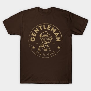 Old Man Smoking Pipe T-Shirt